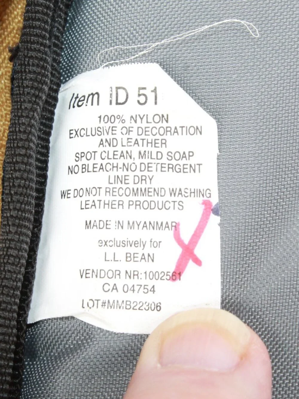 READ–LL Bean Unisex Adult Comfort Carry Portable Locker Pack 42L Backpack Hiking